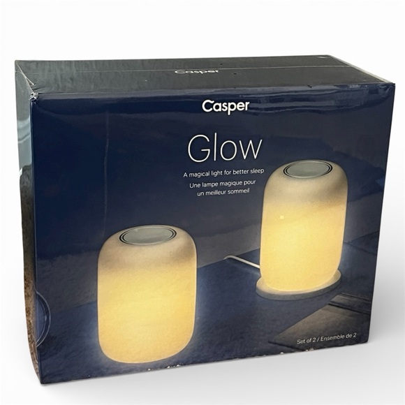 casper Other - Casper Glow Smart Light NIB Rechargeable
2 Portable Bedside Sleep Night Lights